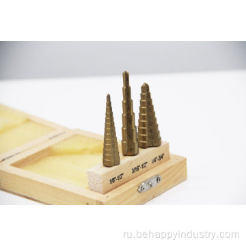 3pcs Drill Bint Titanium Nitanium Coated